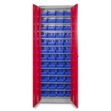 Storage bin cabinet with doors DEBK48D