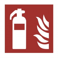 Fire extinguisher sticker